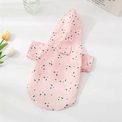 Cartoon Printed Dog Raincoat for Small Dogs Waterproof Pet Clothes Poodle Puppy Pomeranian Raincoats chubasquero para perros - PetPals Store