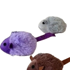 Plush Cat Toy Squeaky Simulation Mouse Interactive Kitten Toy Faux Fur Mice Chew Game Cat Accessories - PetPals Store